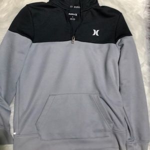 Boys charcoal and gray pullover